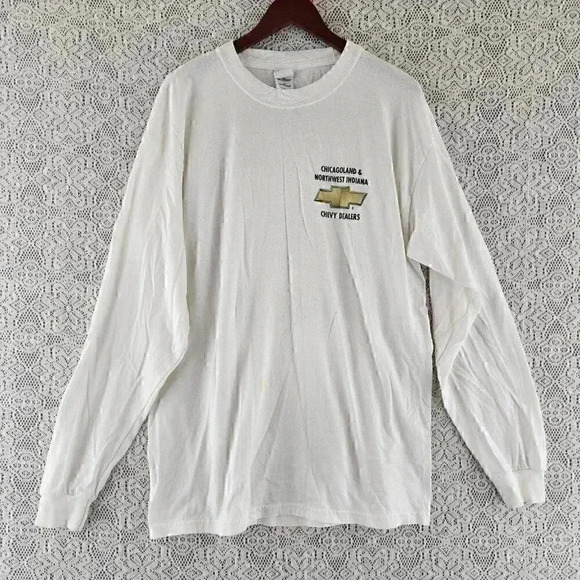 Vintage Chevy C6 Corvette Long Sleeve Crew Neck Men's XL - Picture 1 of 9